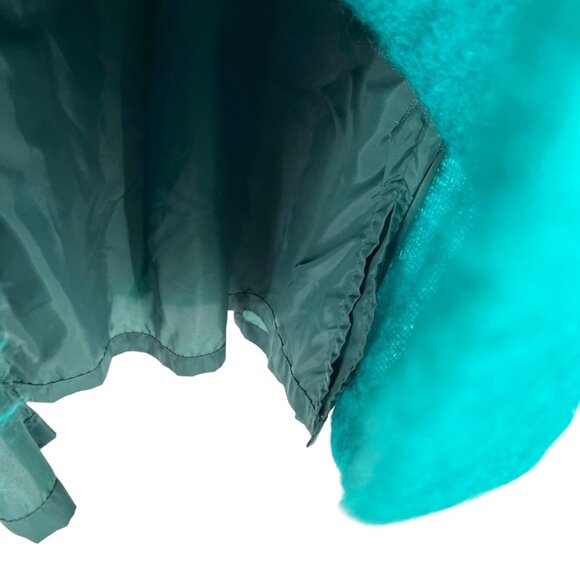 Strathtay Originals Vintage Teal A-Line Mohair Wool Maxi Skirt Size Small - Picture 5 of 10